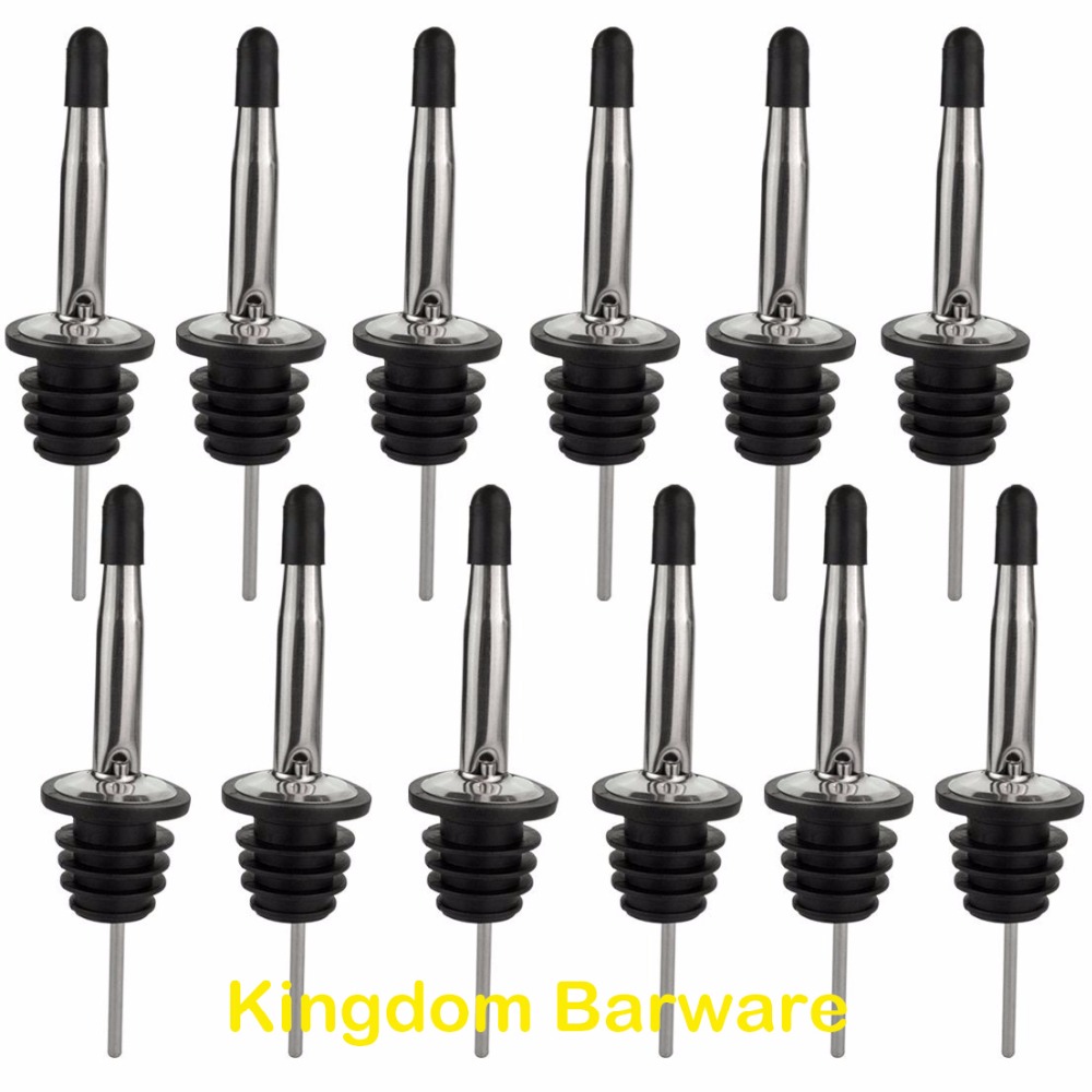 Speed Pourer Cap - 12 قطعة المدفق المقاوم للصدأ الخمور