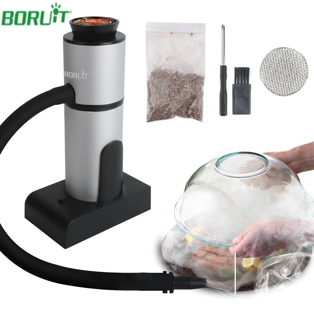 Smoking Gun Kit - BORUiT المحمولة المطبخ الجزيئي التدخين بندقية