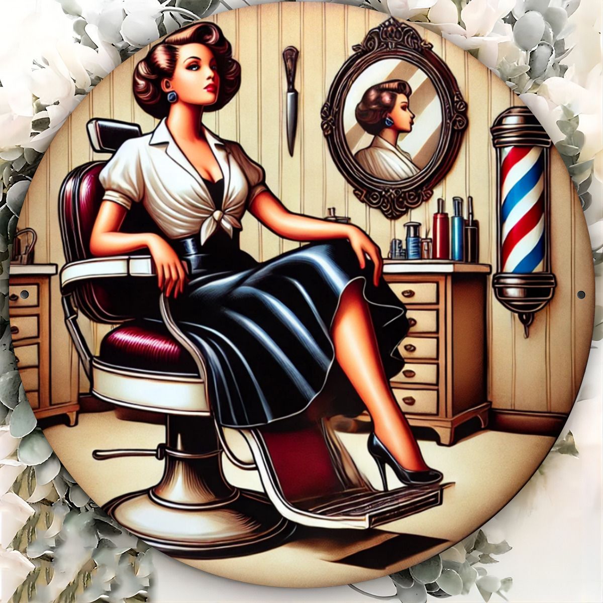 قطعة واحدة من لافتة معدنية لصا - مراجعة Home Barber وسعره