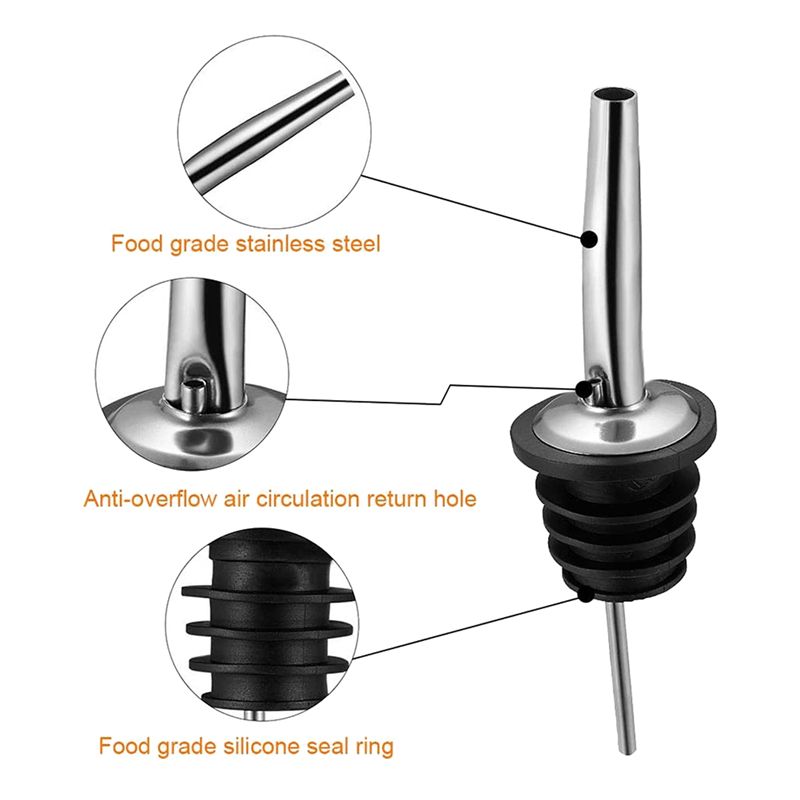 AB11-60Pc أدوات صب من الفولاذ  - مراجعة Speed Pourer Cap وسعره