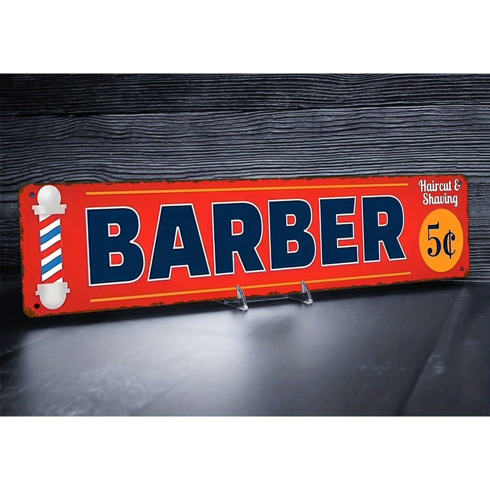 لافتة معدنية مسطحة ثنائية الأب - مراجعة Home Barber وسعره