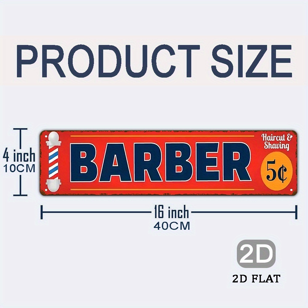 لافتة معدنية مسطحة ثنائية الأب - مراجعة Home Barber وسعره