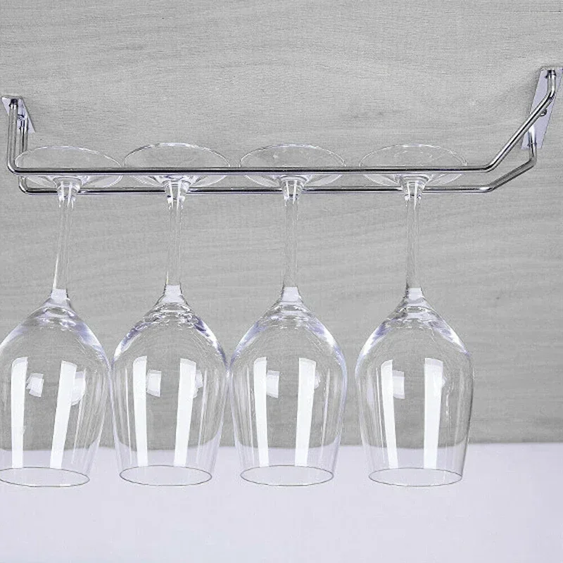 حامل أكواب النبيذ المعلق رأساً - مراجعة Home Bar Shelves وسعره