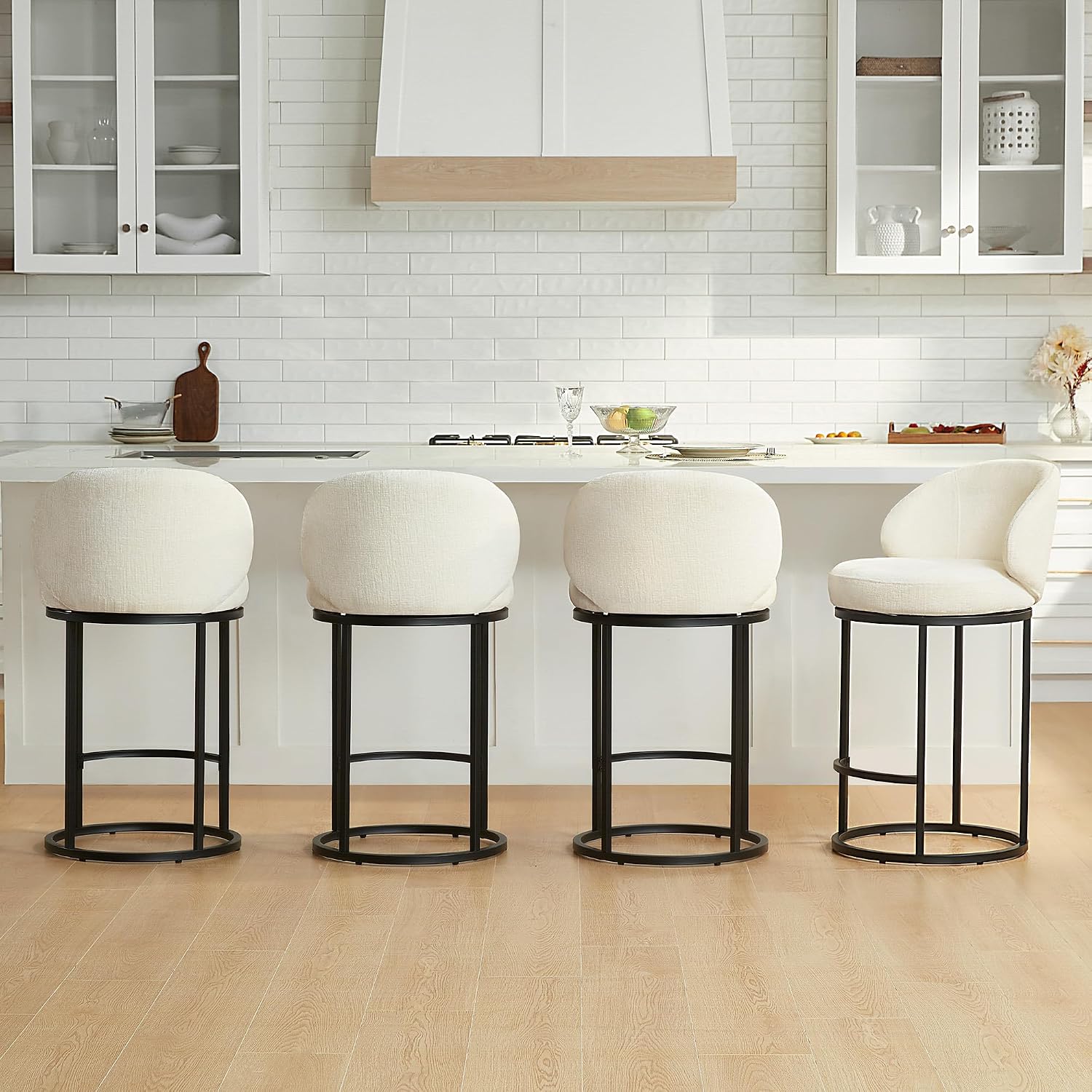 مجموعة من 3 كراسي بار دوارة مب - مراجعة Home Bar Stools وسعره
