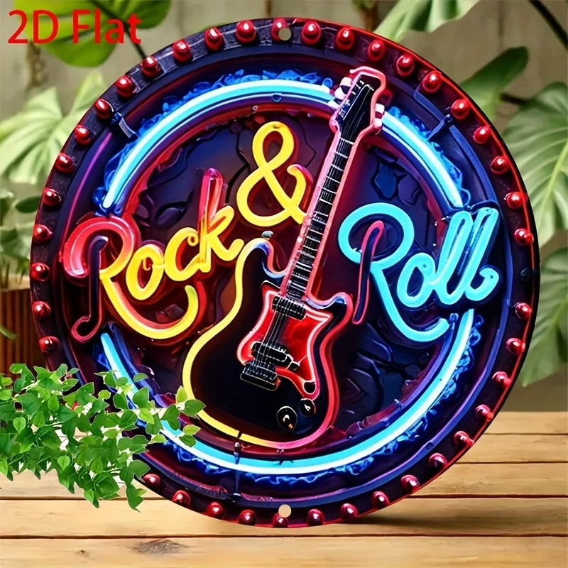 لافتة نيون بتصميم روك عتيق، زخ - مراجعة Home Bar Signs وسعره