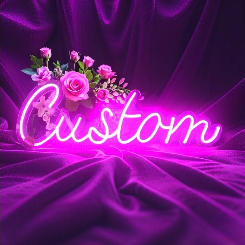 علامة نيون اسم مخصص - ضوء LED  - مراجعة Home Bar Signs وسعره