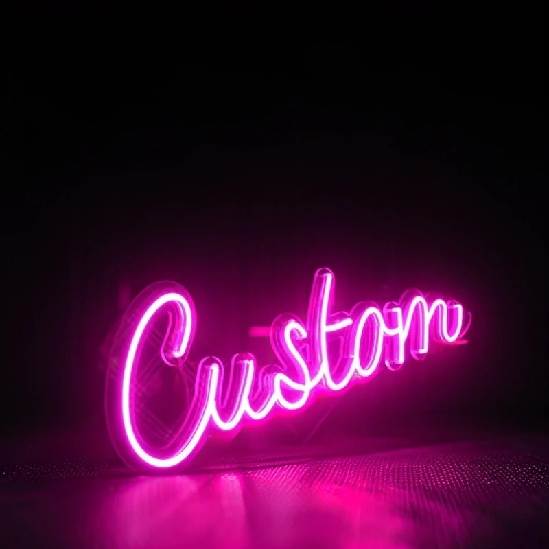 علامة نيون اسم مخصص - ضوء LED  - مراجعة Home Bar Signs وسعره